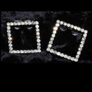 Vintage Rhinestone Shoes Clips